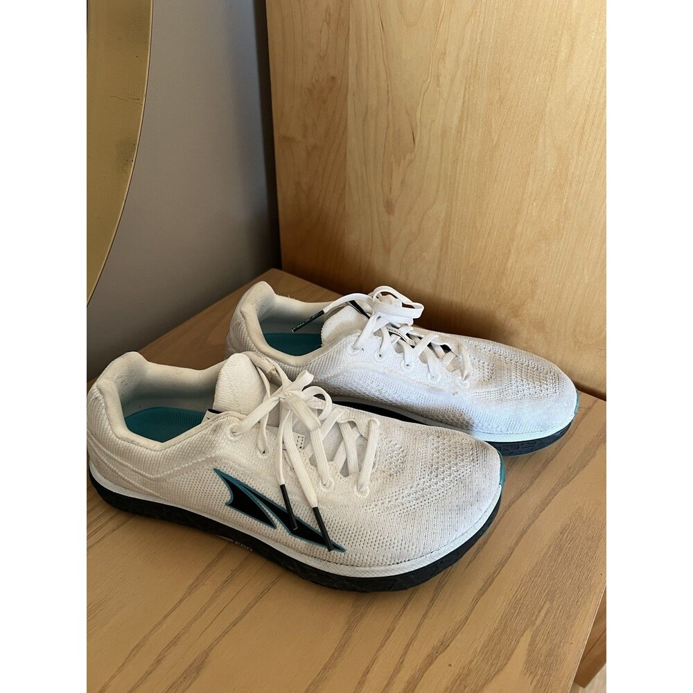 Altra Escalante Women’s Knit Low Top Lace-Up Sneakers White/Teal AL0A4VR3140